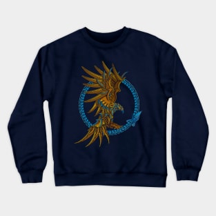 Golden eagle - Strong Wind - Strong wing - Strong will T-Shirt(no background) Crewneck Sweatshirt